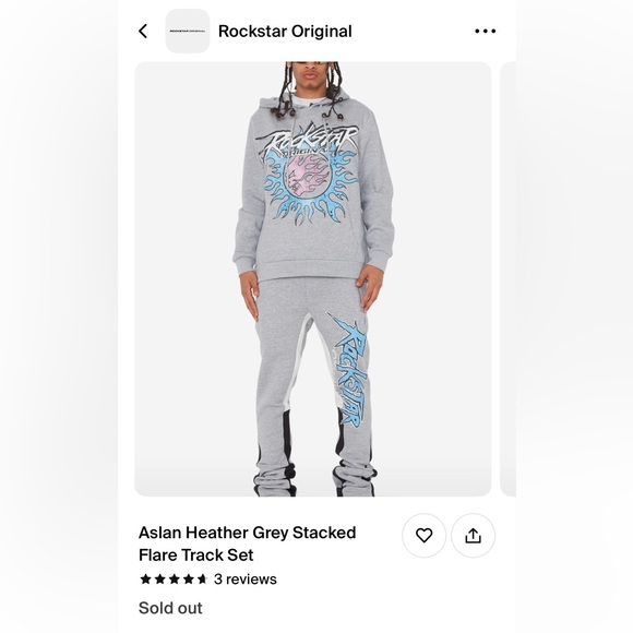 Super Stacked Rockstar Original Sweat Suit Rockstar Original Men's